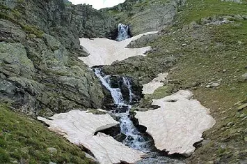 Water cascades in Rila Mountain